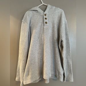 Kids Waffle Knit Hoodie